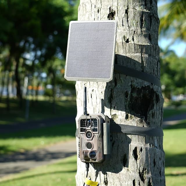 Detalle de GardePro SP350 solar charger 12W