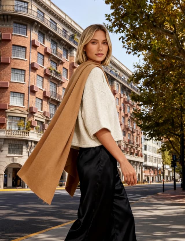 Thumbnail 6 de Springrain Women’s Lightweight Cropped Cardigan Sweater (Button-Up, Solid Knit)