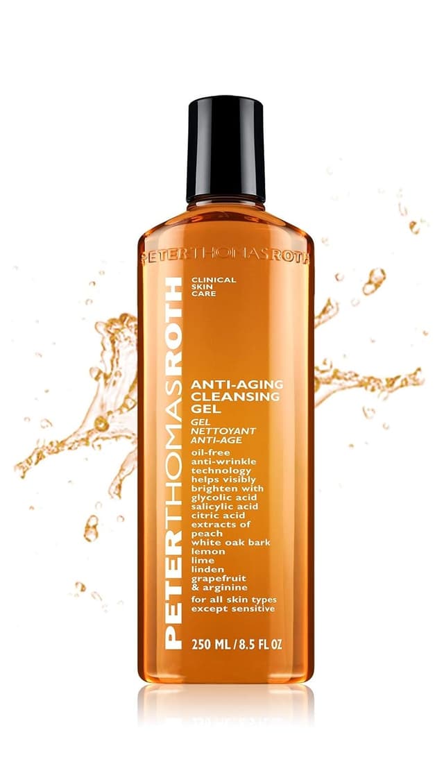 Detalle de Peter Thomas Roth Anti Aging Cleansing Gel (250 ml) mit AHA/BHA für ein klareres Hautbild