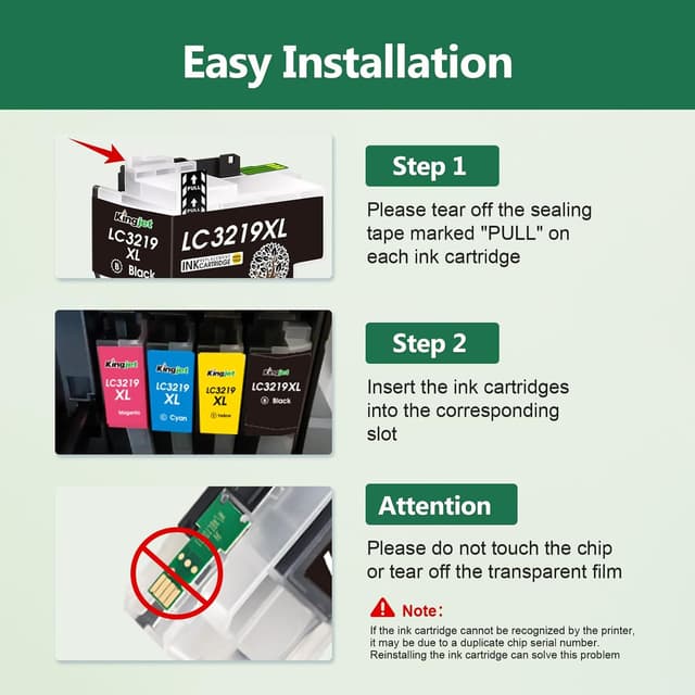 Thumbnail 6 de KINGJET LC3219XL compatible Brother LC3219XL ink cartridges (2 Cyan, 2 Magenta, 2 Yellow)