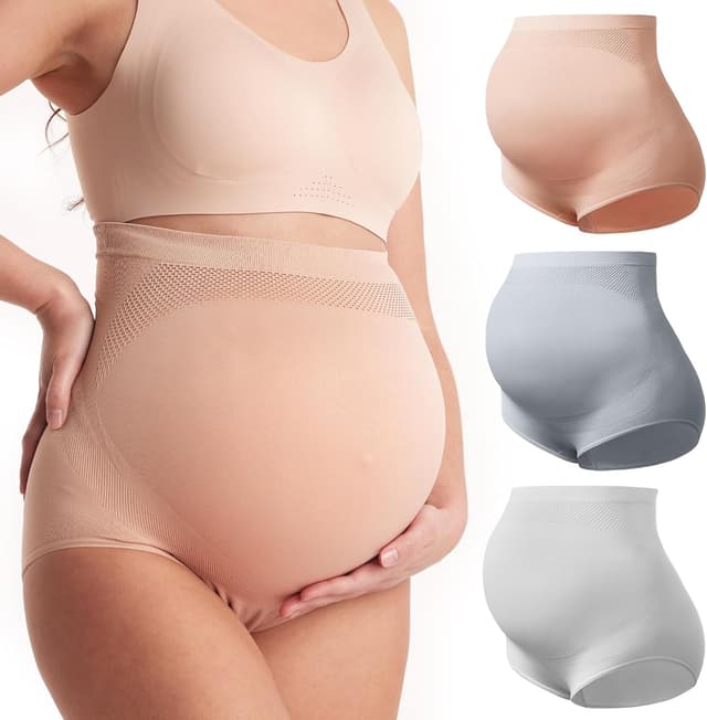 Detalle 2 de Momcozy Women's Maternity High Waist Underwear 🤰
