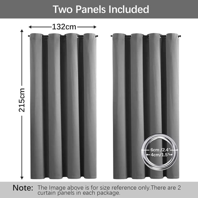 Thumbnail 7 de UFYTT Cortinas de Exterior Impermeables 132x215cm 🌧️