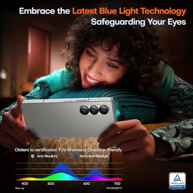 Thumbnail 4 de TOCOL protector pantalla Galaxy Z Fold 7 2 piezas