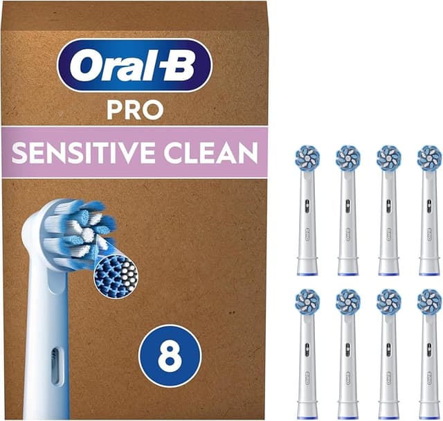 Detalle de Oral-B Pro Sensitive Clean cabezales 8 pack