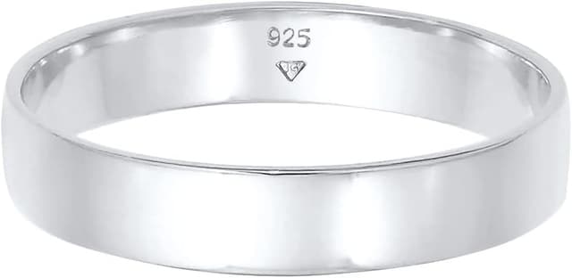 Detalle 2 de Kuzzoi Herrenring 4,5 mm aus 925 Sterling Silber – massiver Bandring, poliert, Ringgrößen 54–66