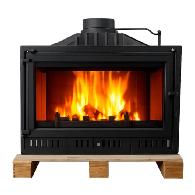 Detalle de Eider Hogar 90 estufa leña 310 m3