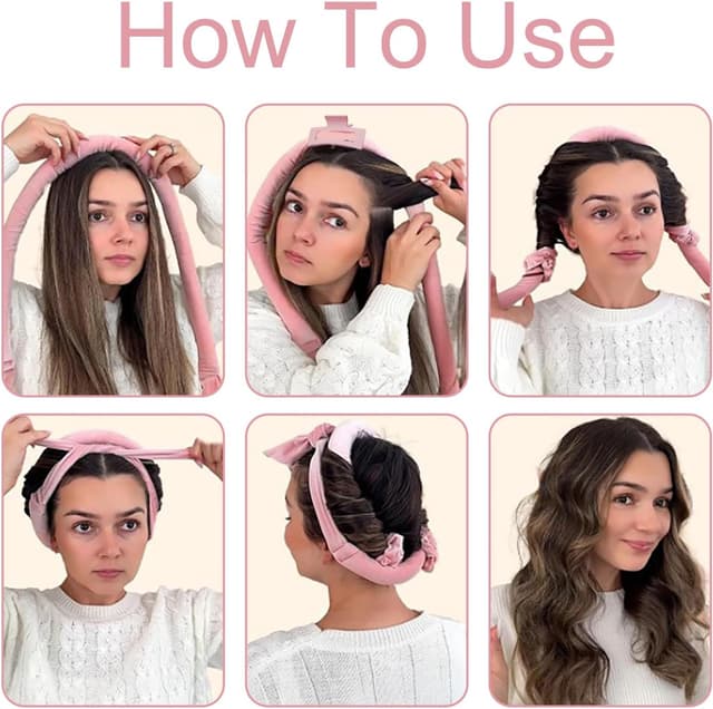 Thumbnail 2 de Bigodini senza calore 5 pezzi per capelli 🎀