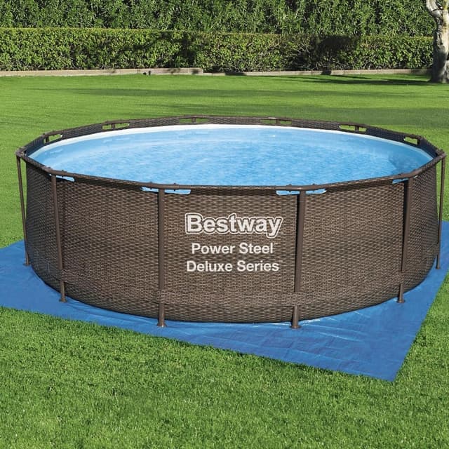 Detalle 2 de Bestway 58002-6 tappetino base per piscina fuori terra fino a 366 cm (3,96 x 3,96 m)