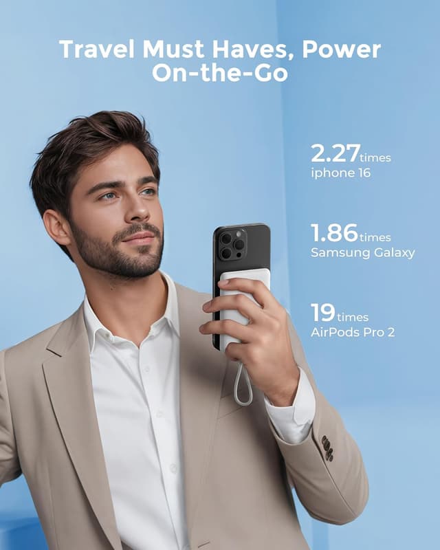 Detalle 1 de Power Bank 10000mAh Fast Charging PD QC 3.0