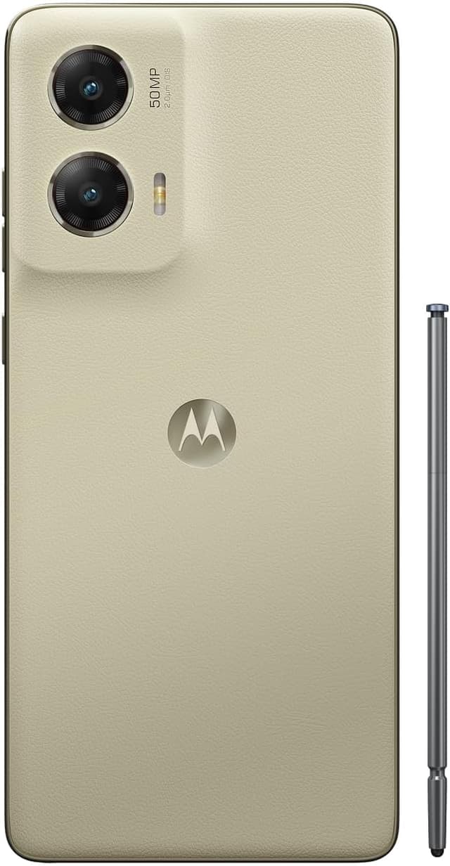 Detalle de Motorola Moto G Stylus 5G (2024) Unlocked — 8/128GB, 50MP Camera, Caramel Latte
