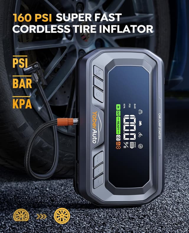 Thumbnail 2 de YaberAuto Jump Starter Power Pack 26800mAh