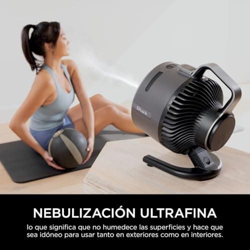 Detalle de Shark FlexBreeze HydroGo ventilador portátil 5 velocidades 🌬