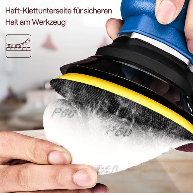 Detalle de TWSTYFAL Schleifpapier 125 mm 100er Set