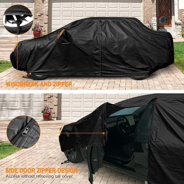 Detalle de NEVERLAND Sedan Car Cover Waterproof Heavy Duty All-Weather Protection (183'' L x 70'' W x 59'' H)