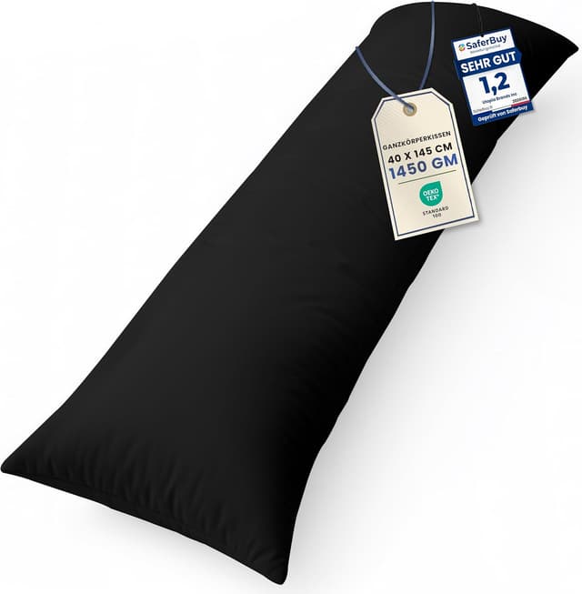 Imagen de Utopia Bedding Nackenkissen Ganzkörperkissen 40x145 cm en OfertitasTOP