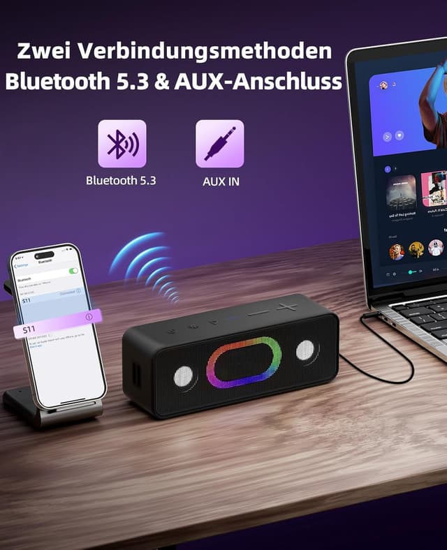 Thumbnail 6 de Ortizan Bluetooth Lautsprecher 24 Stunden