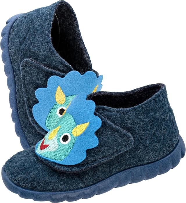 Thumbnail 6 de Fischer Kinder Hausschuh Jungen-Stiefel mit Drachen-Applikation und Flexi-Auftritt