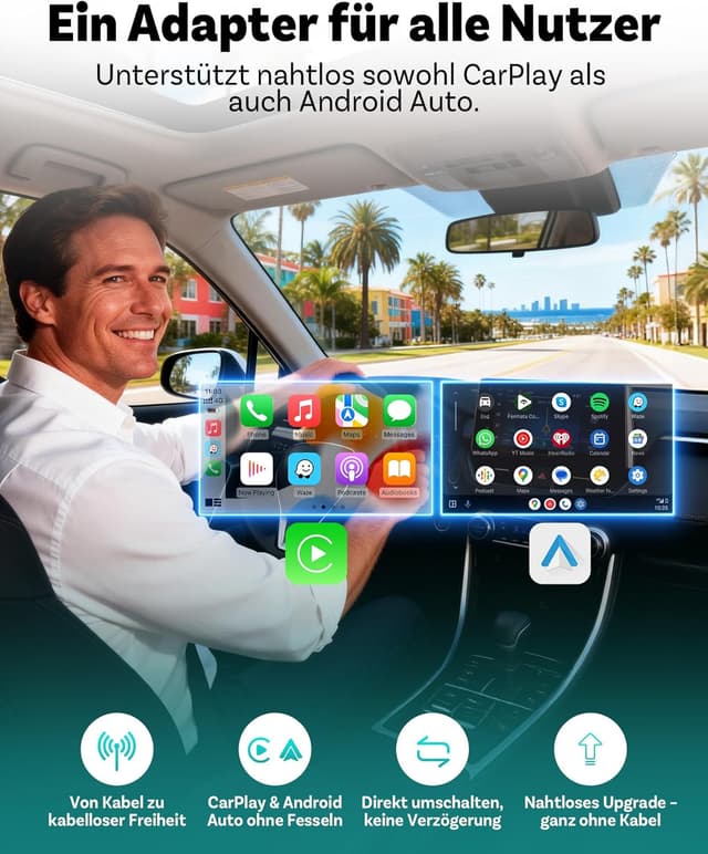 Detalle 2 de Ottocast Mini Pico Wireless CarPlay Adapter 2026