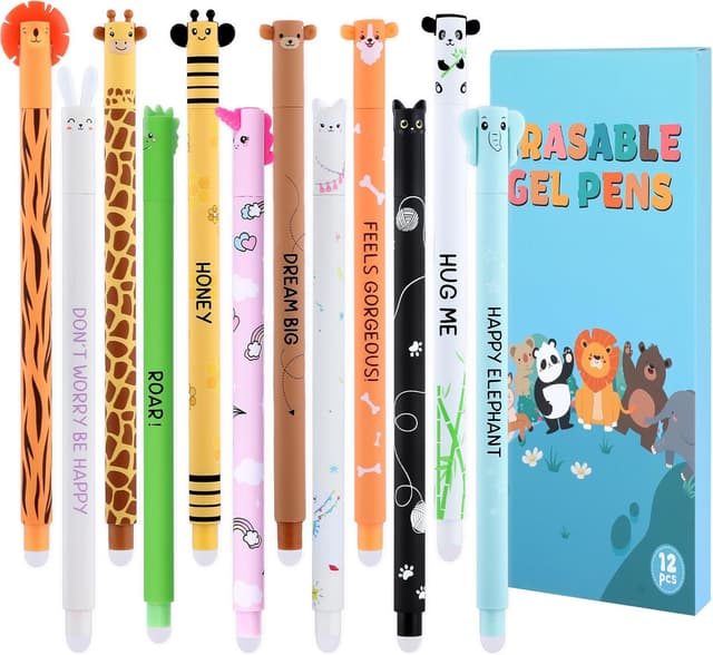 Imagen de Thboxes 12 Pcs Stylos Effaçables 0,7 mm en OfertitasTOP