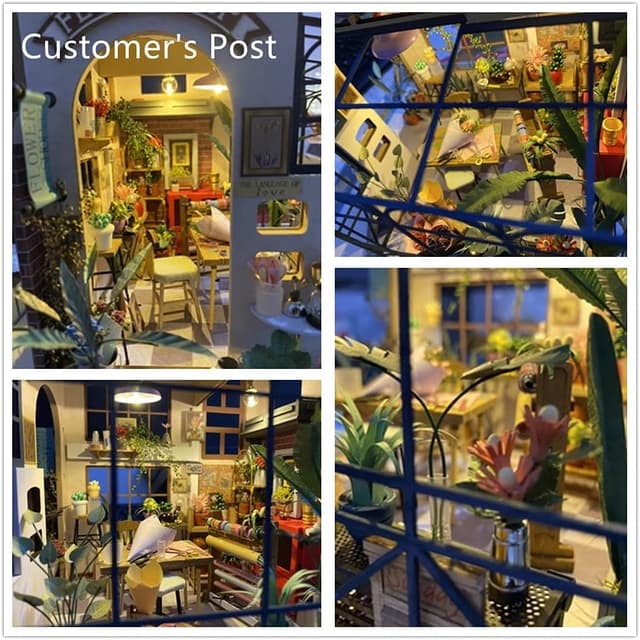 Thumbnail 5 de Rolife Emily's Flower Shop 449-piece kit