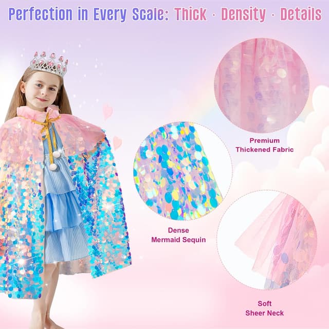 Thumbnail 4 de Meland Princess Dress Up 11Pc Mermaid Set