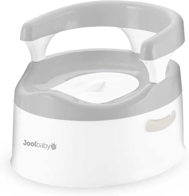 Detalle de Jool Baby Potty Chair for Toddler Toilet Training (Grey) with Splash Guard & Back Support