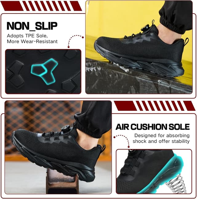 Thumbnail 6 de BAGHUY Steel Toe Cap Trainers 200J protection