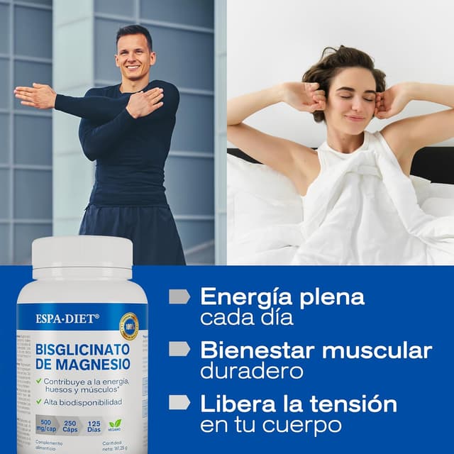 Detalle 2 de ESPADIET magnesio bisglicinato puro 250 cápsulas
