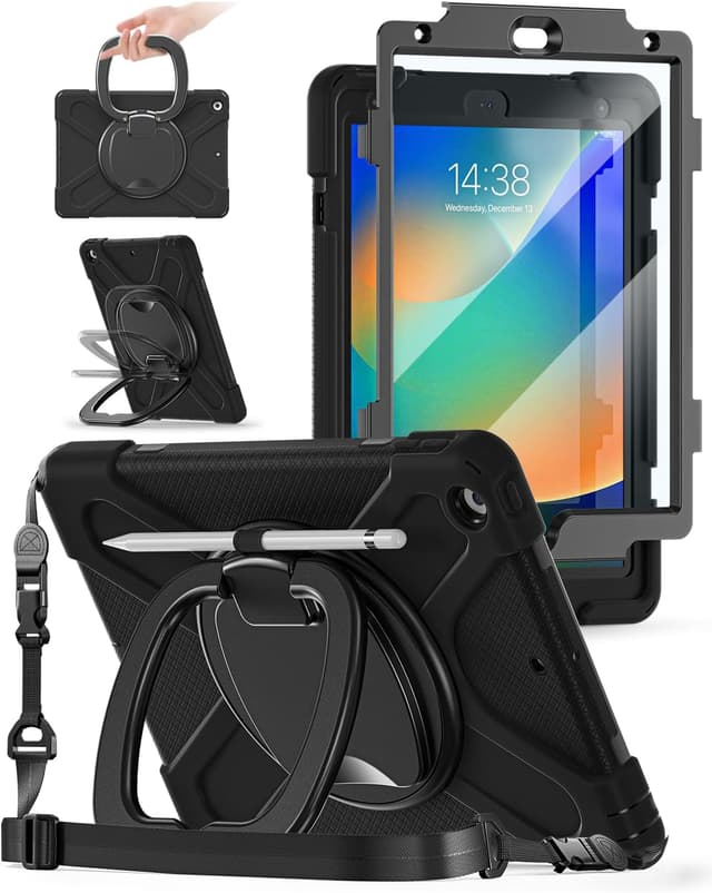 Detalle de BRAECN Coque iPad 10,2 antichoc rotative