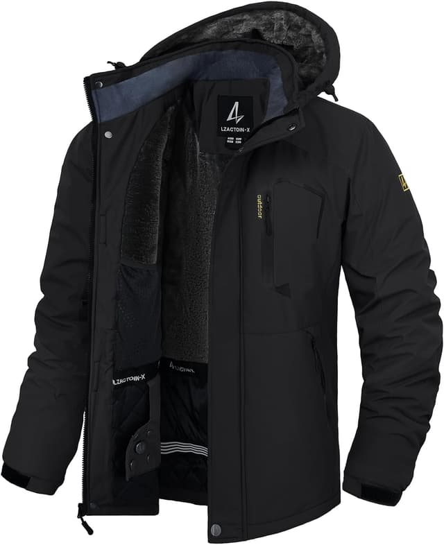 Detalle de LZACTOIN-X Men's Winter Ski Jacket Waterproof, Insulated