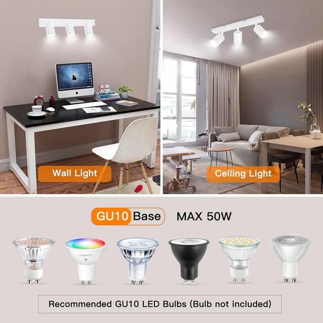 Thumbnail 3 de Ketom Deckenstrahler 3-flammig GU10