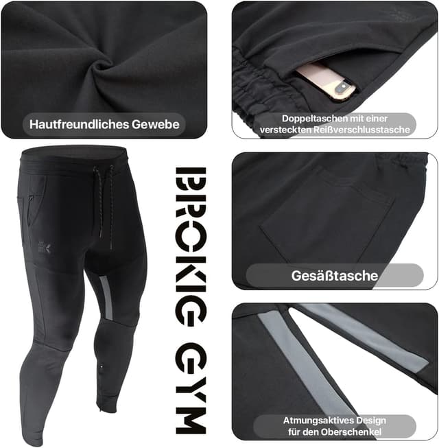 Thumbnail 4 de BROKIG Jogginghose Herren Baumwolle