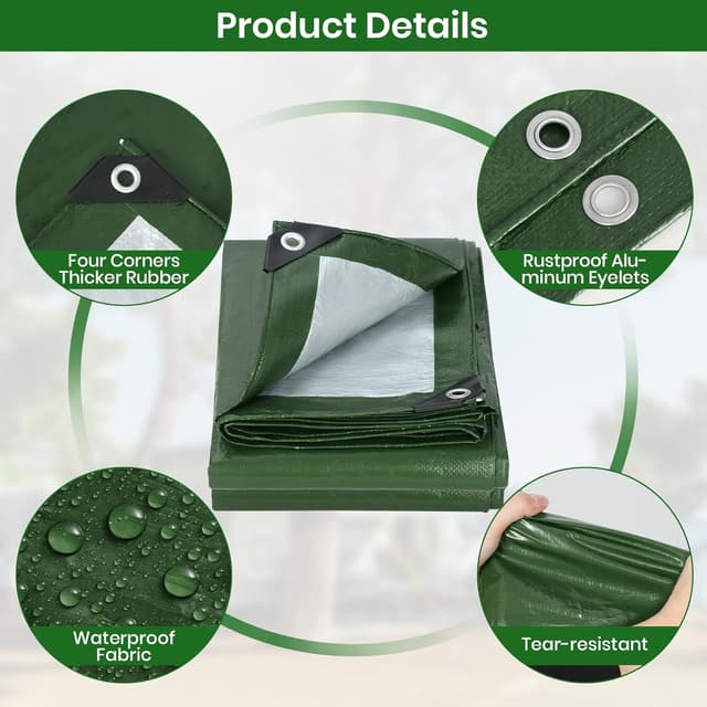 Thumbnail 4 de Velway Bâche 250 g/m² 2x3 m 🛡