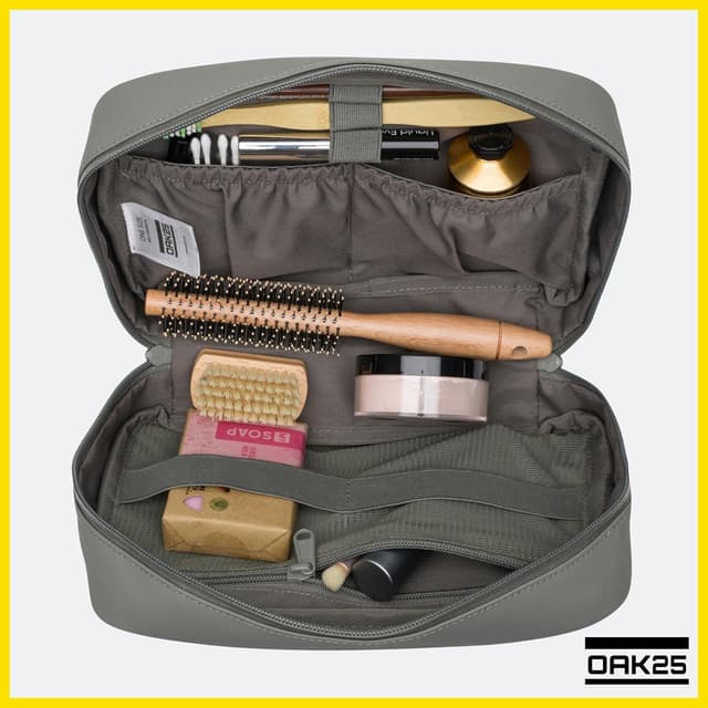 Detalle de OAK25 Organizador de Cables Verde 🌿 - Estuche Eco Amigable