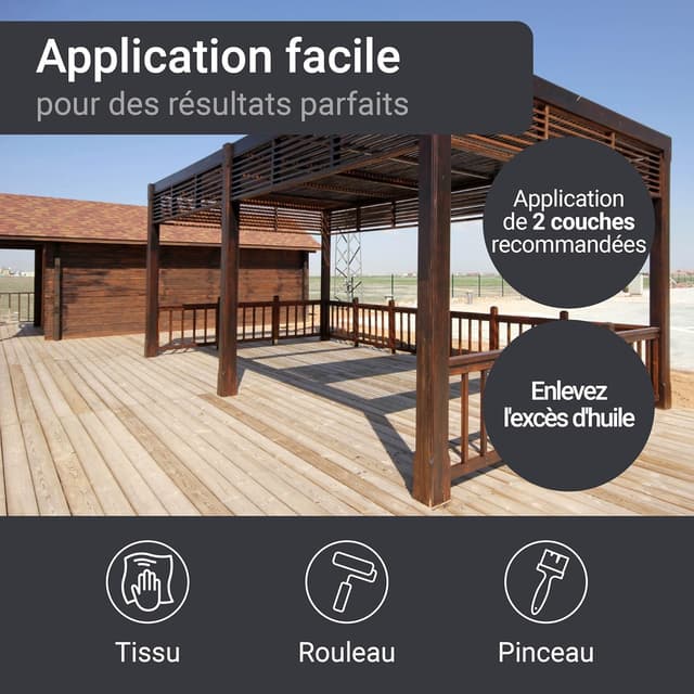 Thumbnail 2 de Huile saturateur bois de douglas W291 10L