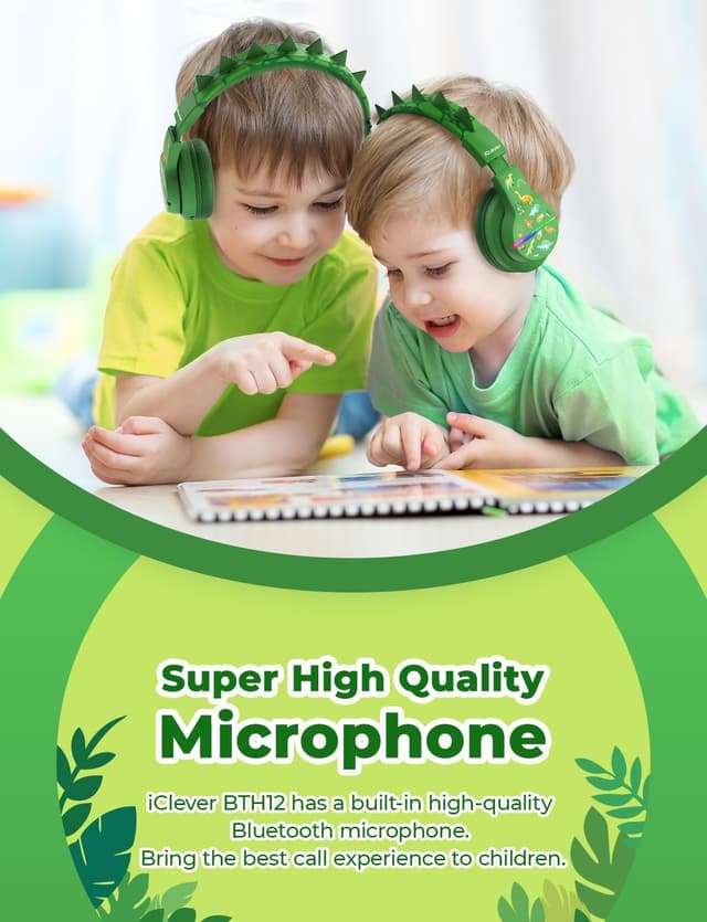 Thumbnail 6 de iClever BTH12 Kids Bluetooth Headphones 85H