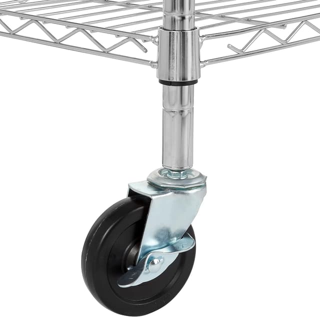 Detalle de Amazon Basics 3-Tier Storage Cart 175 lb