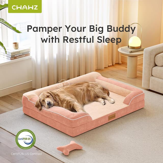 Thumbnail 4 de CWAWZ XXL Dog Bed 53" Memory Foam
