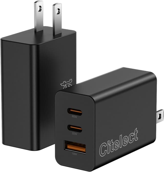 Detalle de 100W 3-Port USB C Charger Block 2-Pack