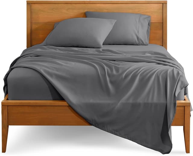 Detalle de Bare Home Queen Sheet Set, 1800 Thread
