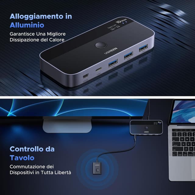 Thumbnail 6 de UGREEN Switch USB-C 3.2 10Gbps KVM