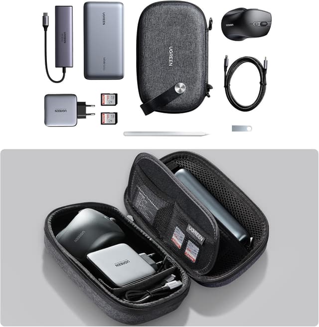 Detalle de UGREEN Kabeltasche Elektronik Organizer