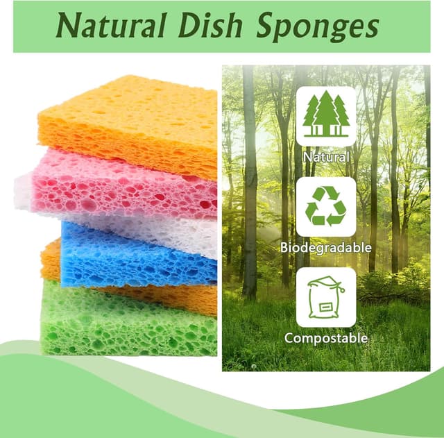 Thumbnail 2 de Natural cellulose cleaning sponges 12 pack