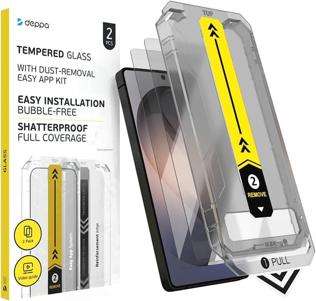 Detalle de Deppa lot de 2 verre trempé pour Samsung Galaxy S26 Ultra (6,9") avec kit de pose facile