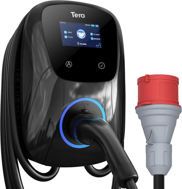 Imagen de Tera Chargeur Triphasé Type 2 22 kW 32 A Gris en OfertitasTOP