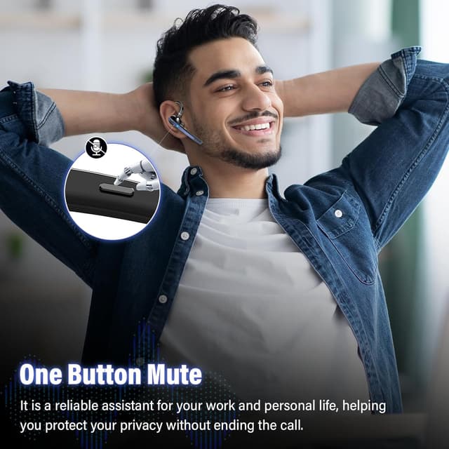Thumbnail 6 de Bluetooth Headset V5.3 mit CVC 8.0