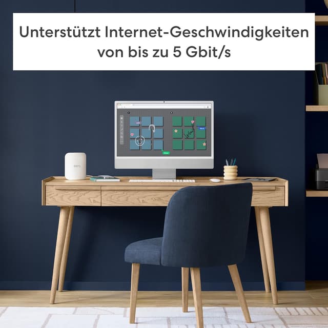 Detalle 2 de Amazon eero Pro 7 Mesh-WLAN-Router (neueste Version) – Dual-Pack für WLAN bis 380 m², bis 5 Gbit/s