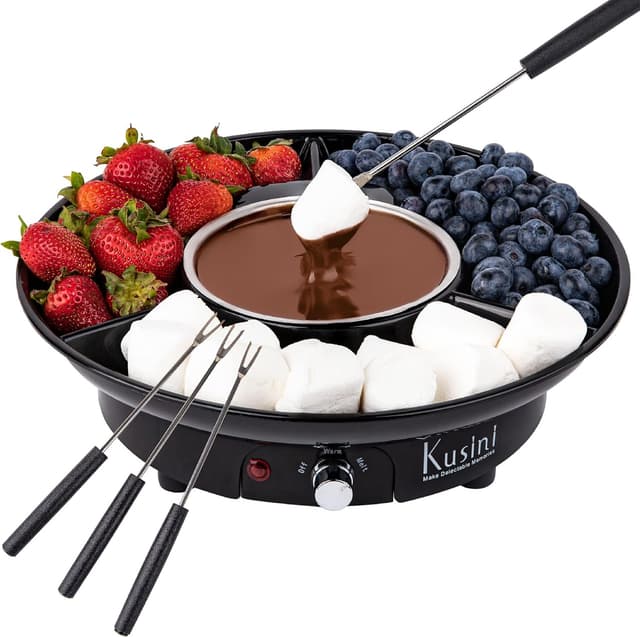 Imagen de Kusini Electric Fondue Pot 10oz chocolate đ« en OfertitasTOP