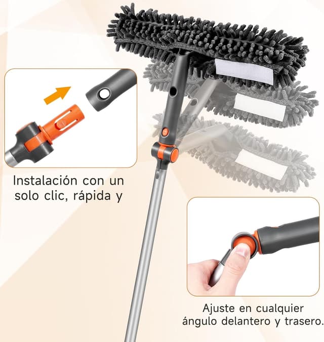 Thumbnail 3 de Kit 2 en 1 limpieza de ventanas con barra extensible