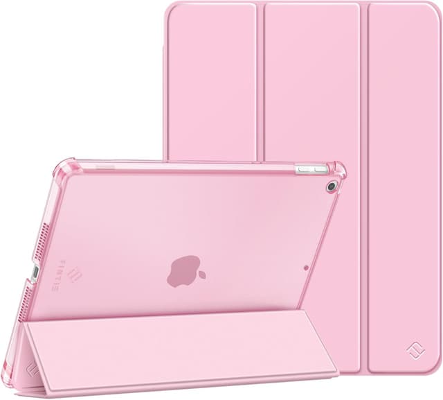 Detalle de Fintie Hülle für iPad 9. Generation (2021), iPad 8/7 (2019/2020) – 10,2 Zoll mit Stifthalter, Auto Schlaf/Wach, Rosé